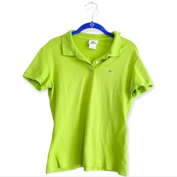 Sale 💫💫💫Lacoste Bright Green  Polo - Picture 3 of 4